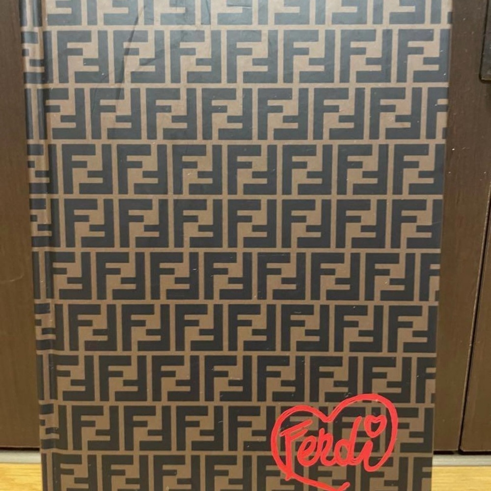 FENDI Notebook "FF Logo Note" With sticker New Limited Edition
